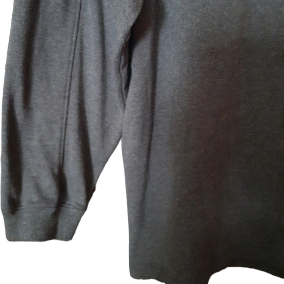 Casual Corner Mock Turtleneck Top Shirt Womens Size Large Long Sleeve Gray - Picture 5 of 8
